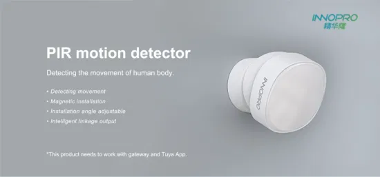 Tuya Smart WiFi/Zigbee Home Automation PIR Sensor de movimento para alarme residencial